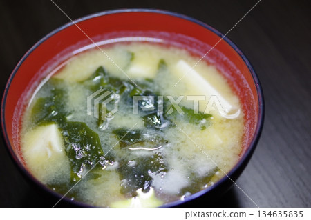 Delicious miso soup Delicious miso soup 134635835