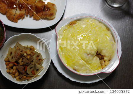 Delicious dinner Delicious dinner 134635872