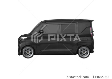 一輛輕型乘用車，車身高度降低了 30 毫米，並配備了 17 吋改裝輪圈（比例：XL 尺寸下 1 像素 = 1 毫米） 134635982