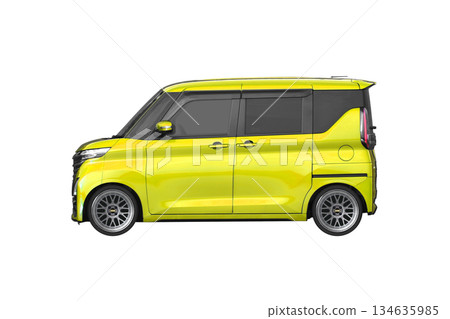 A light passenger car with a 30mm lowered ride height and 17-inch aftermarket wheels (scale: 1px = 1mm in XL size) 134635985