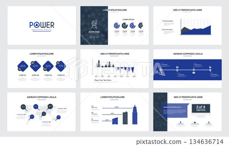 Infographics slide template 5 Infographics slide template 5 134636714