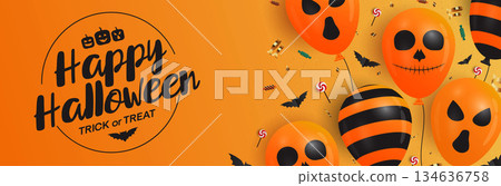 Halloween banner Halloween banner 134636758