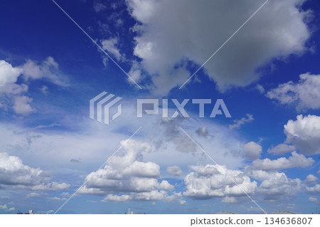 天空、雲朵、平原、大自然 134636807