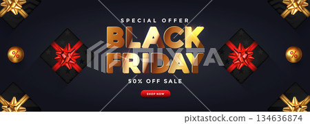 Black Friday Sale Banner Black Friday Sale Banner 134636874