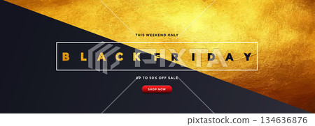 Black Friday Sale Banner 134636876