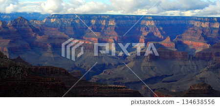 Cloudy Day At The Grand Canyon Arizona Cloudy Day At The Grand Canyon Arizona 134638556