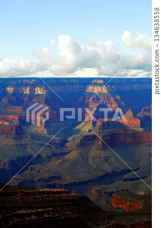 Cloudy Day At The Grand Canyon Arizona 134638558