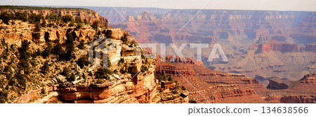 Hazy Sky Day At The Grand Canyon Arizona Hazy Sky Day At The Grand Canyon Arizona 134638566