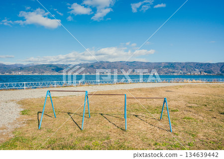 橫桿和諏訪湖 [岡谷市] 134639442