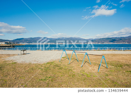 橫桿和諏訪湖 [岡谷市] 134639444