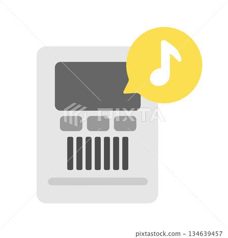 對講機鈴聲的示意圖 對講機鈴聲的示意圖 134639457