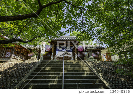 Yame Fukushima Fukushima Hachiman Shrine Shinmon Gate Yame City, Fukuoka Prefecture Yame Fukushima Fukushima Hachiman Shrine Shinmon Gate Yame City, Fukuoka Prefecture 134640556