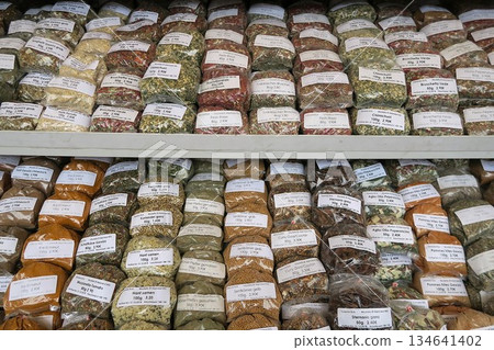 Beans and seeds for sale at a market in Vienna Beans and seeds for sale at a market in Vienna 134641402