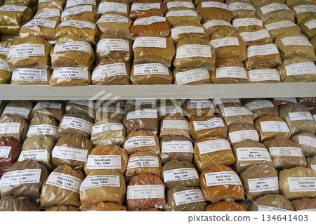 Spices for sale in a Vienna market Spices for sale in a Vienna market 134641403