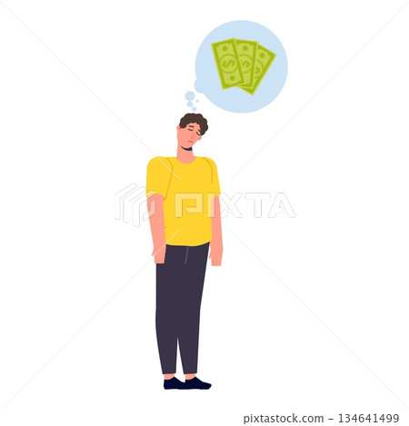 Financial problem, Bankruptcy, burnout, collapse, business concept. Vector isolated illustration. Financial problem, Bankruptcy, burnout, collapse, business concept. Vector isolated illustration. 134641499