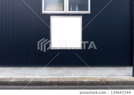 Shop Boutique Store Front with Big Window and Place for Name Shop Boutique Store Front with Big Window and Place for Name 134641544