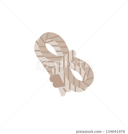 Rope vector icon. Adventure icon flat style. perfect use for logo, presentation, website, and more. modern icon design color style 134641978