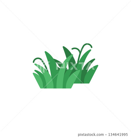 Bush vector icon. Adventure icon flat style. perfect use for logo, presentation, website, and more. modern icon design color style 134641995