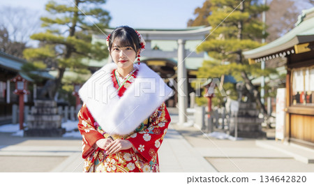 振袖的成年禮 134642820