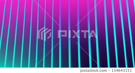 Abstract Neon Gradient Background with Vertical Light Lines. ideal for technology, music, UI banners Abstract Neon Gradient Background with Vertical Light Lines. ideal for technology, music, UI banners 134643151