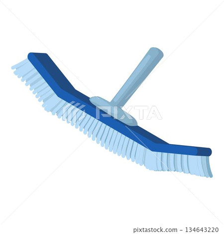 Long pool wide brush icon, isometric style 134643220