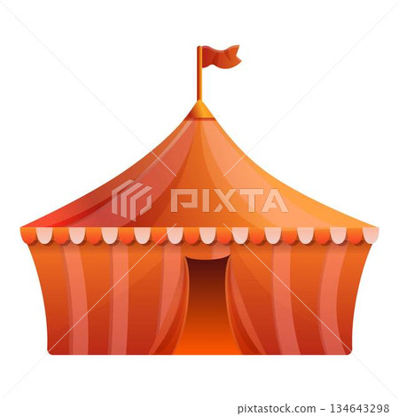 Circus icon, cartoon style 134643298