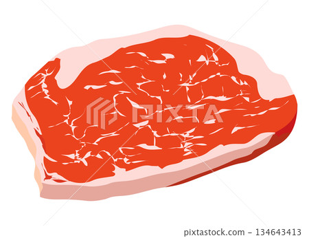牛排用牛肉示意圖 牛排用牛肉示意圖 134643413