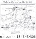 Historic 1877 Military Map of the Black Sea Region With Rivers Routes and Fortifications 134643489