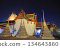 Wat Pho illuminated 134643860