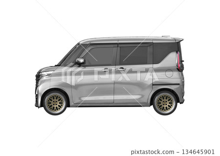 A light passenger car with standard vehicle height and 17-inch aftermarket wheels (scale: 1px = approx. 1mm in XL size) 134645901