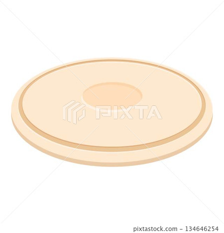 Round beige adhesive bandage creating a protective barrier Round beige adhesive bandage creating a protective barrier 134646254