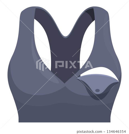 Sport top undershirt for running or gym workout 134646354