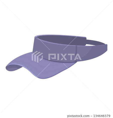 Violet sun visor protecting from sun rays Violet sun visor protecting from sun rays 134646379
