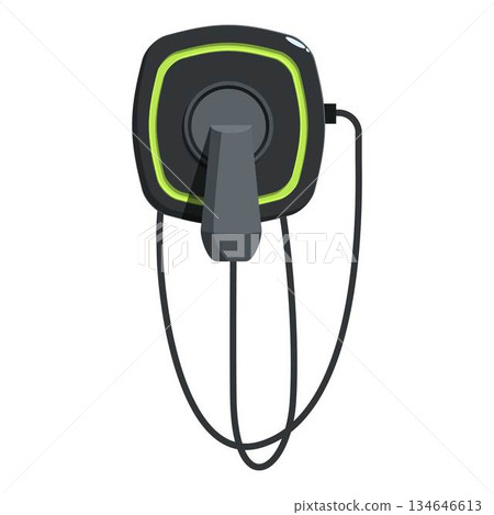Electric vehicle charging station providing sustainable energy for modern transportation Electric vehicle charging station providing sustainable energy for modern transportation 134646613