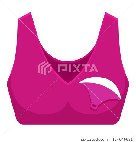 Pink sports bra for comfortable and secure workout sessions Pink sports bra for comfortable and secure workout sessions 134646651