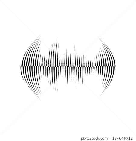 Sound or audio wave 134646712