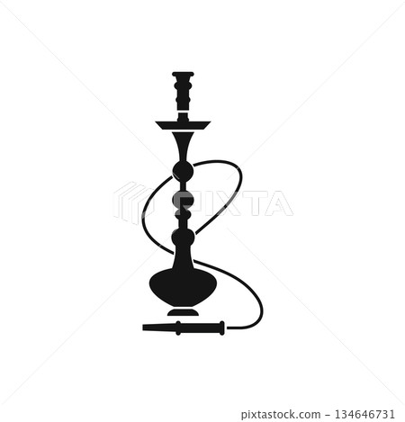 Hookah icon, black simple style Hookah icon, black simple style 134646731