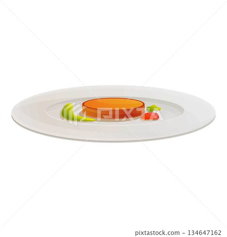 Molecular cuisine icon, cartoon style 134647162