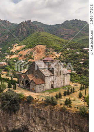 Aerial view of Akhtala Monastery Aerial view of Akhtala Monastery 134647198