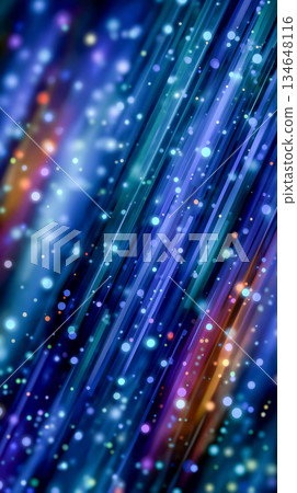 未來主義霓虹色彩訊息視覺化背景紋理 134648116