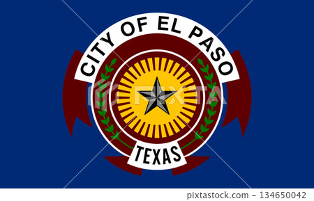 Flag of El Paso, Texas 134650042