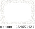 雪花背景素材、桌布、邊框（灰色，透明） 134651421