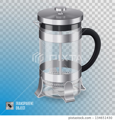 French press pot 134651430