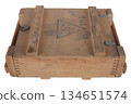 Army ammunition wooden crate. 134651574