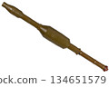 anti tank rocket propelled grenade with a tandem-charge warhead for rpg 7 rocket propelled grenade launcher 134651579