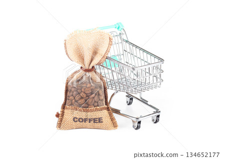 Big coffee sale and discount concept Big coffee sale and discount concept 134652177