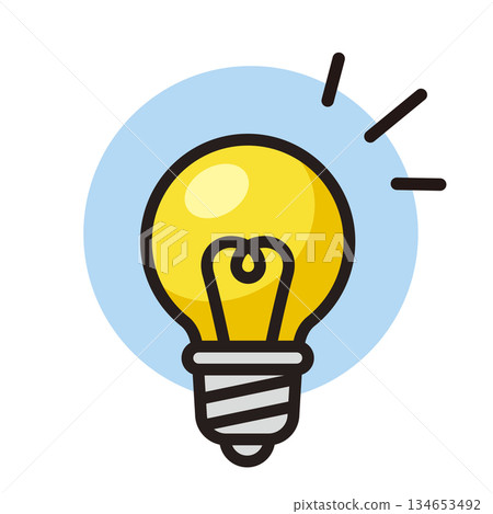 Glowing lamp. Hints, discoveries, ideas. Light bulb design. Glowing lamp. Hints, discoveries, ideas. Light bulb design. 134653492