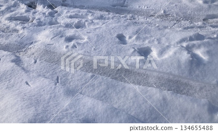 雪道 雪道 134655488