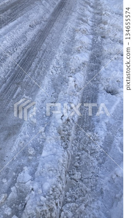 雪道 134655574