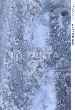 Snowy road Snowy road 134655576